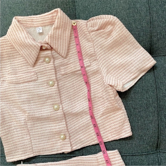 Tweed Set in Pink - Picture 3 of 8